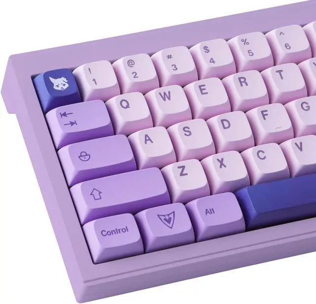 Main image of Hyekit PBT Keycaps, 132 Keycaps Dye-Sublimation Cherry Profile Botanical Keycap for Cherry MX Mechanical Keyboards (Witch Emilia)