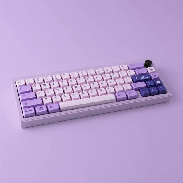 Alt view image 5 of 5 - Hyekit PBT Keycaps, 132 Keycaps Dye-Sublimation Cherry Profile Botanical Keycap for Cherry MX Mechanical Keyboards (Witch Emilia)