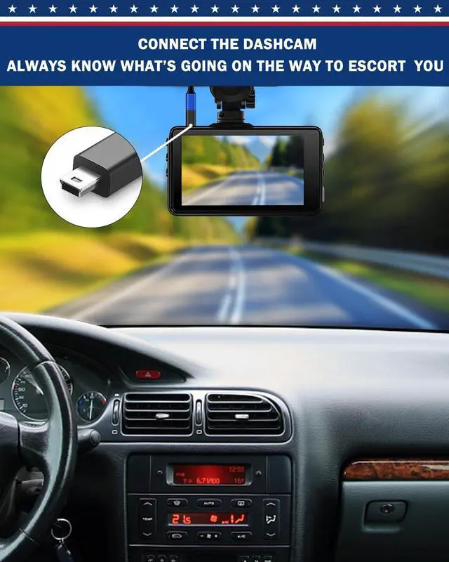 Alt view image 2 of 5 - USB C Adapter 12 Pack - Type C Female to Mini USB Male Adapter, Charge & Data Sync Compatible with GoPro Hero 3+, Dash Cam, Digital Camera