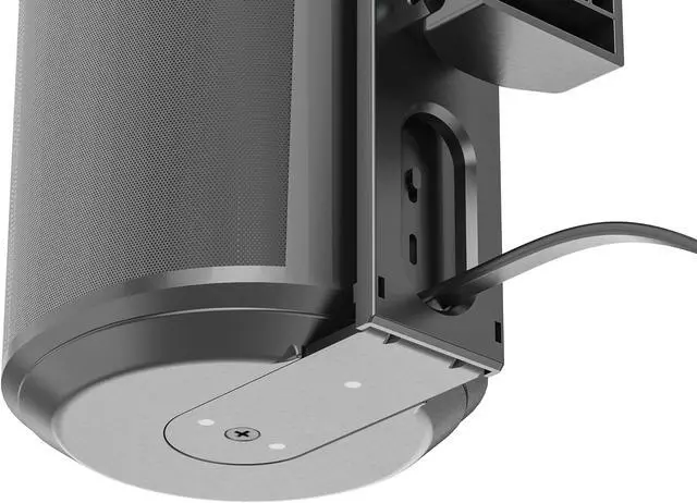 Alt view image 4 of 5 - ynVISION.DESIGN Adjustable Wall Mount Compatible with Sonos ERA 100 Speaker - Black 2 Pack (Black, 1 Box of 2 Mounts)