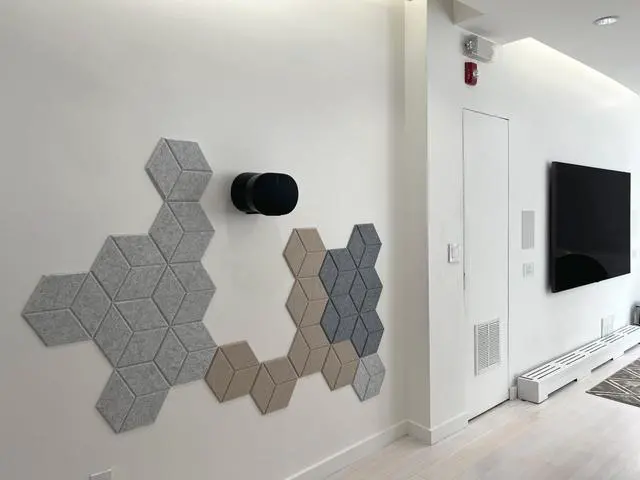 Alt view image 4 of 5 - ynVISION.DESIGN Wall Mount Compatible with Sonos Era 300 Speakers - Pair - Tilt 18°/Swivel ±21° - Cable Management - Concrete/Brick/Wood Stud Mounting Hardware Included - Easy Assembly - Black