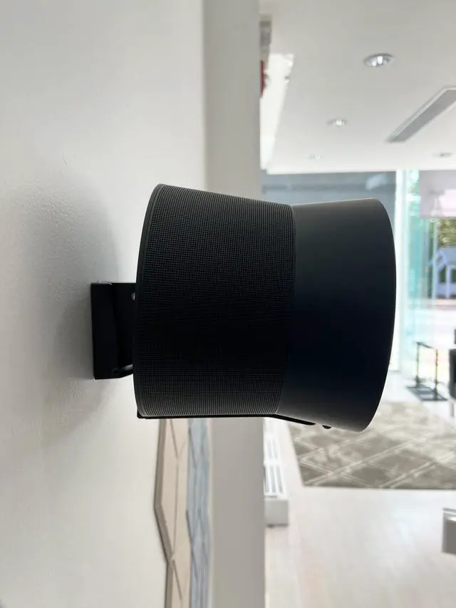 Alt view image 5 of 5 - ynVISION.DESIGN Wall Mount Compatible with Sonos Era 300 Speakers - Pair - Tilt 18°/Swivel ±21° - Cable Management - Concrete/Brick/Wood Stud Mounting Hardware Included - Easy Assembly - Black