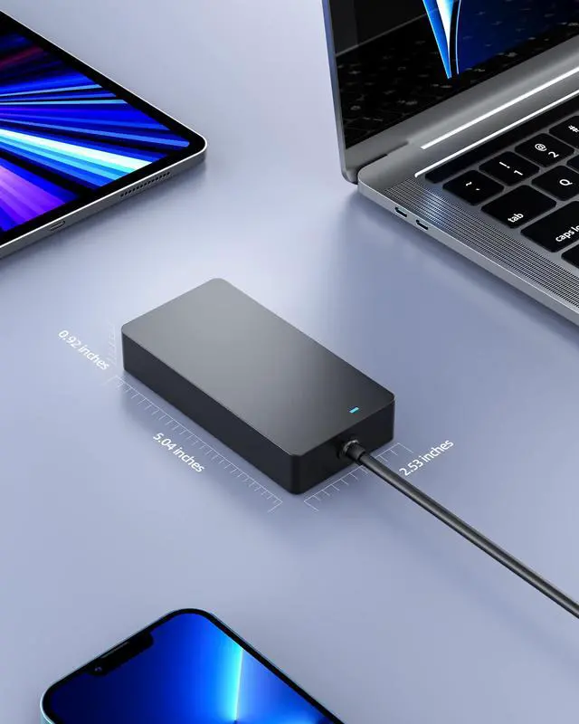 Alt view image 5 of 5 - 130W USB C Charger Fit for Dell Precision 3480 3580 P165G001 P165G002 P165G003 P127F001 Laptop Type C Power Supply AC Adapter Cord