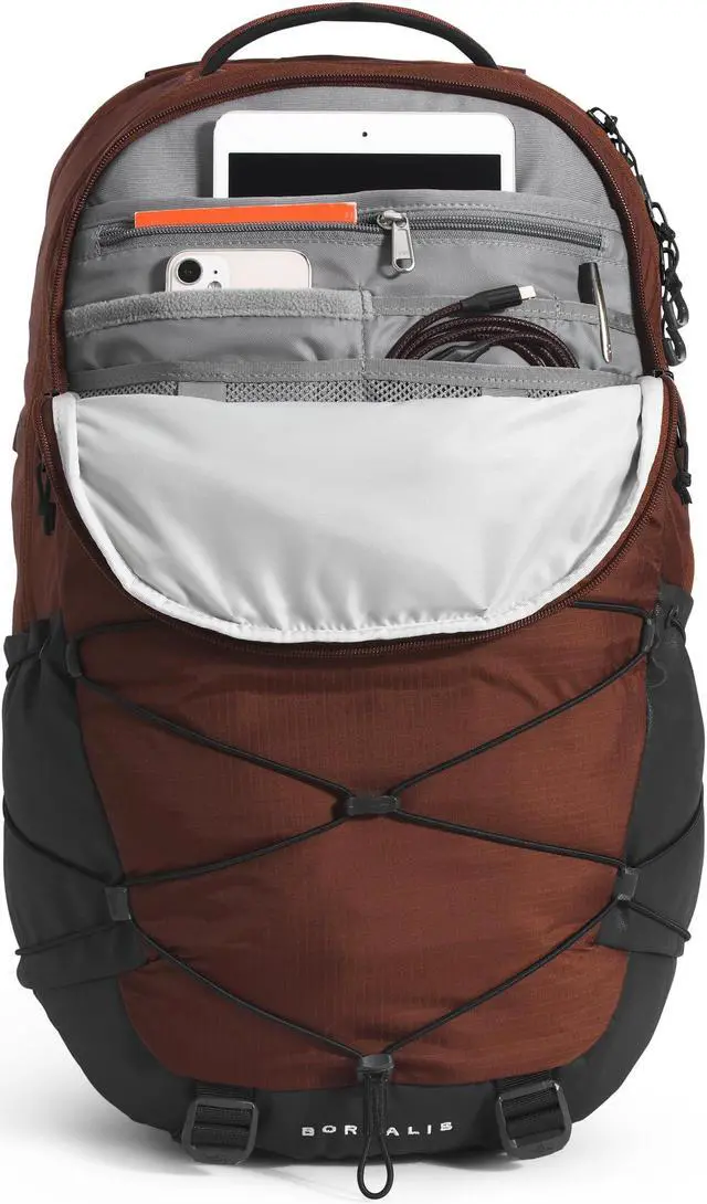 Alt view image 4 of 5 - THE NORTH FACE Borealis Commuter Laptop Backpack, Dark Oak/TNF Black, One Size