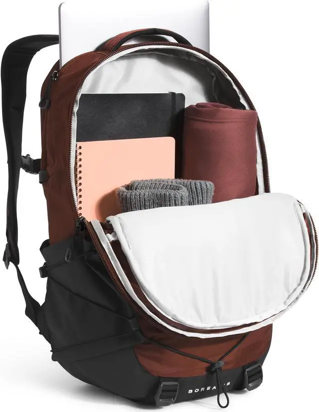 Alt view image 5 of 5 - THE NORTH FACE Borealis Commuter Laptop Backpack, Dark Oak/TNF Black, One Size