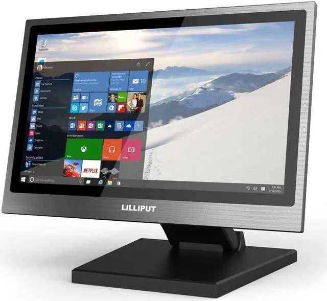 Main image of LILLIPUT 13.3" TK1330-NP/C/T Full HD HDMI monitor with capacitive touch function,Option for open frame install kit and VESA Mount