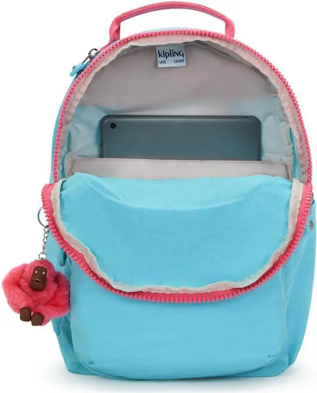 Alt view image 3 of 5 - Kipling Women's Seoul Small Tablet Backpack, Durable, Padded Shoulder Straps with Tablet Sleeve