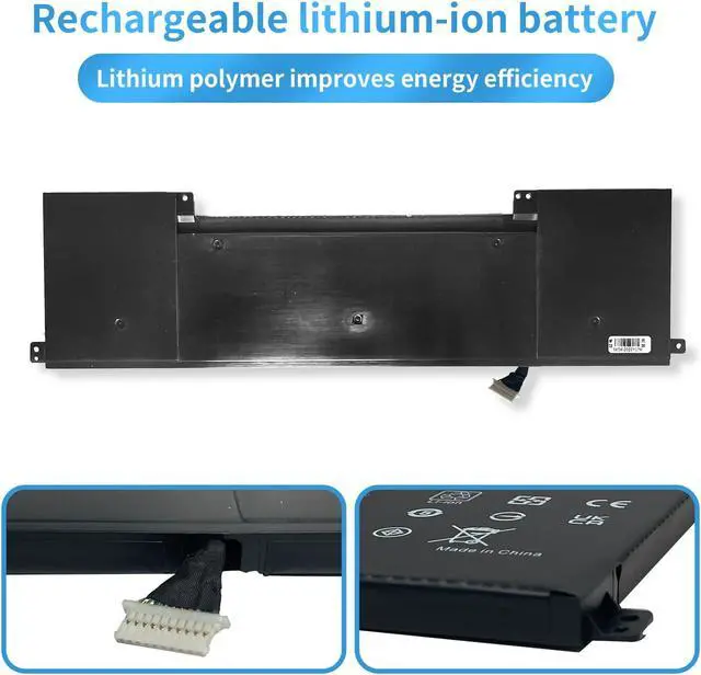 Alt view image 3 of 5 - RR04 Laptop Battery Compatible with HP Omen 15-5000 15-5100 15-5200 15T-5000 15-5001NA 15-5010NR 15-5012TX 15-5116TX 15-5014TX 15-5016TX 15-5220NR 15-5210NV 15-5051NA TPN-W111 Series(15.2V 58Wh)