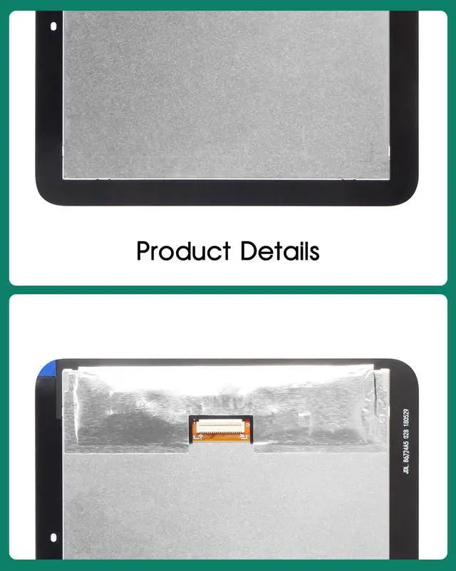 Alt view image 4 of 5 - for Google Home Nest Hub LCD Screen Replacement for Google Nest Hub Display Touch Screen Digitizer Assembly Replacement for Google Home Nest Hub/Nest Hub Screen Replacement White (for 1st Generation)