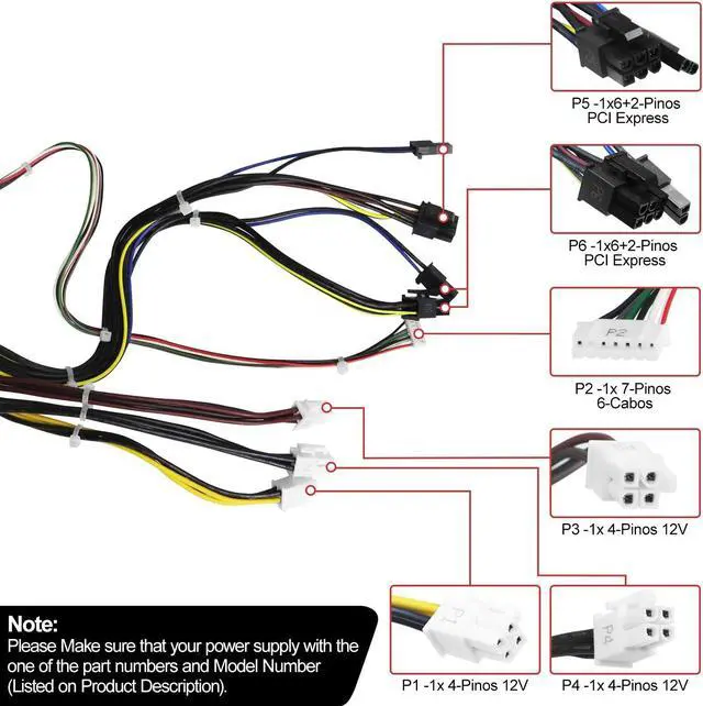 Alt view image 5 of 5 - LXun Upgraded L36049-003 DPS-650AB-30A 650W Switching Power Supply Compatible with HP Z2 G4 Z1 G5 800 G3 G4 G5 TE01 TG01 Replacement Parts L36048-003 L57253-003 DPS-650AB-30 A Workstation Power Supply