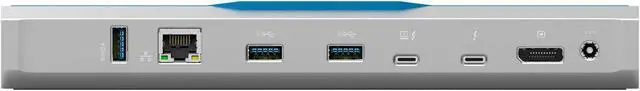 Alt view image 4 of 5 - Accell Thunderbolt 3 Dock - Dual 4K at 60Hz, 70W Charging, 40Gbps, Intel Certified, TB3 Cable, 6 USB Ports, Ethernet, Audio Ports, Aluminum Docking Station, Power Delivery(K160B-001K)