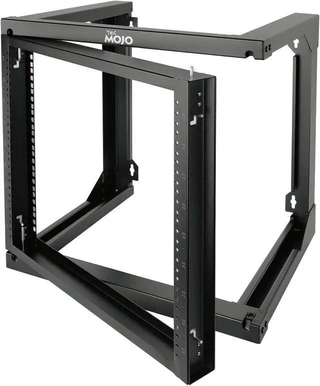Main image of Tecmojo 9U Wall Mount Rack, Server Rack,Open Frame Server Rack,Network Rack for 19inch Computer/AV/Data/IT/Media Equipment,18inch Depth,16inch Apart Mounting Holes,Swing Gate,Square and Tapped Holes