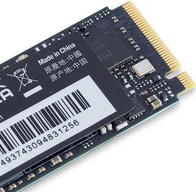 Alt view image 4 of 5 - Verbatim 512GB SSD Vi3000 Internal Solid State Hard Drive PCIe NVMe M.2 2280