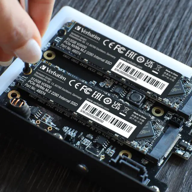 Alt view image 5 of 5 - Verbatim 512GB SSD Vi3000 Internal Solid State Hard Drive PCIe NVMe M.2 2280