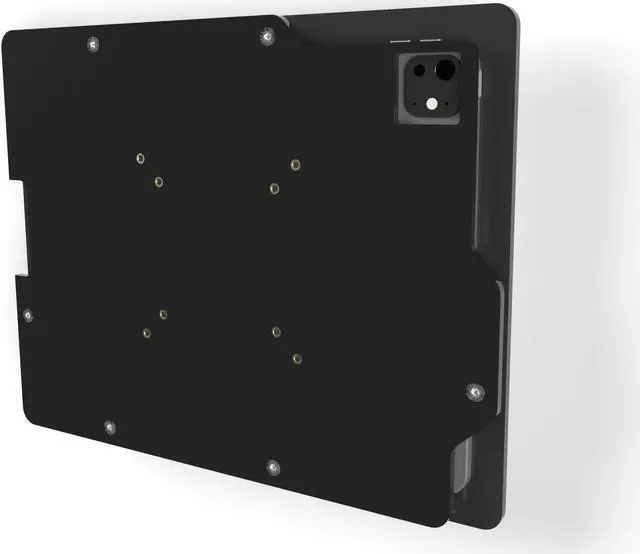 Alt view image 4 of 4 - TABcare Anti-Theft Acrylic VESA Enclosure for Apple iPad Air 9.7" 10.2" 10.5" 11" 13" with Free Wall Mount Kit & 90-Degree Angle Charge Cable (Black, Air 13 2024)