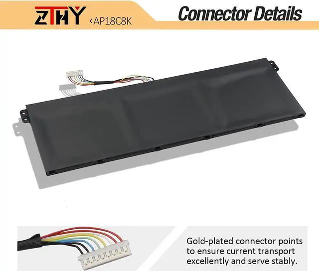 Alt view image 4 of 5 - AP18C8K Battery Compatible with Acer Aspire 5 A514-54 A514-54G 7 A715-42G Swift 3 SF314-42 SF314-57 SF314-57G SF314-58 SF314-58G SF314-59 Chromebook CB315-3H 314-C933 TravelMate P2 TMP215-52 TMP215-53