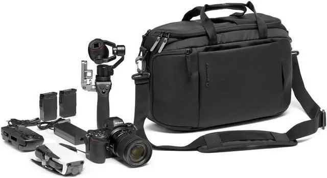 Alt view image 5 of 5 - Manfrotto Advanced Hybrid III Professional Camera Backpack Suitable for Mirrorless Camera with Lenses and Laptop, Convertible to Shoulder Bag, with Tripod Mount and Removable Camera Unit