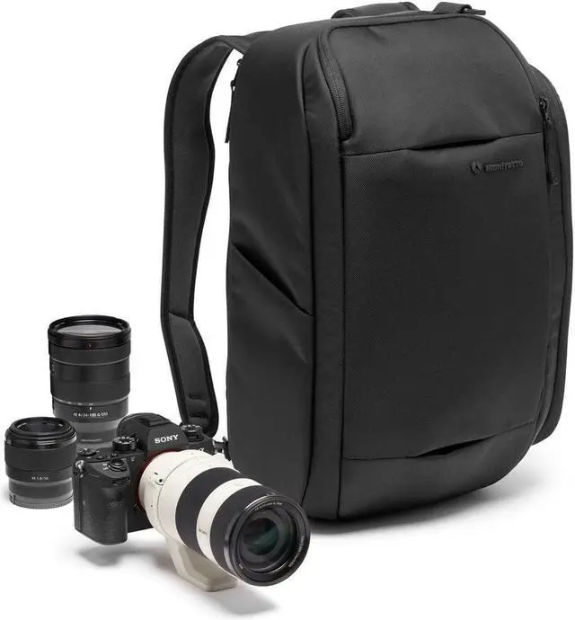Alt view image 4 of 5 - Manfrotto Advanced Hybrid III Professional Camera Backpack Suitable for Mirrorless Camera with Lenses and Laptop, Convertible to Shoulder Bag, with Tripod Mount and Removable Camera Unit