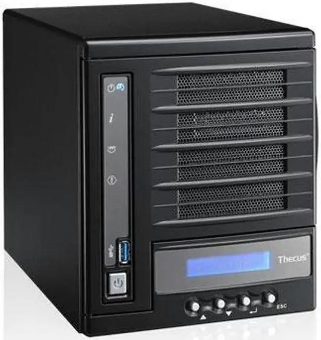 Main image of Thecus N4520 Server: 1.2 GHz Intel Atom CE5315, 2 GB DDR3 RAM, 4-Bay NAS for SOHO/Home