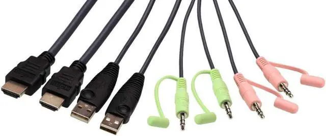 Alt view image 2 of 5 - ATEN CS22H HDMI KVM Switch - 1 Monitors 2 Computers - 2-Port HDMI with Remote Selector  4K DCI 4096x2160-60Hz, 2560x1440-144Hz, USB 2.0, USB Hub, Plug & Play, Compatible with Windows/Mac/Linux
