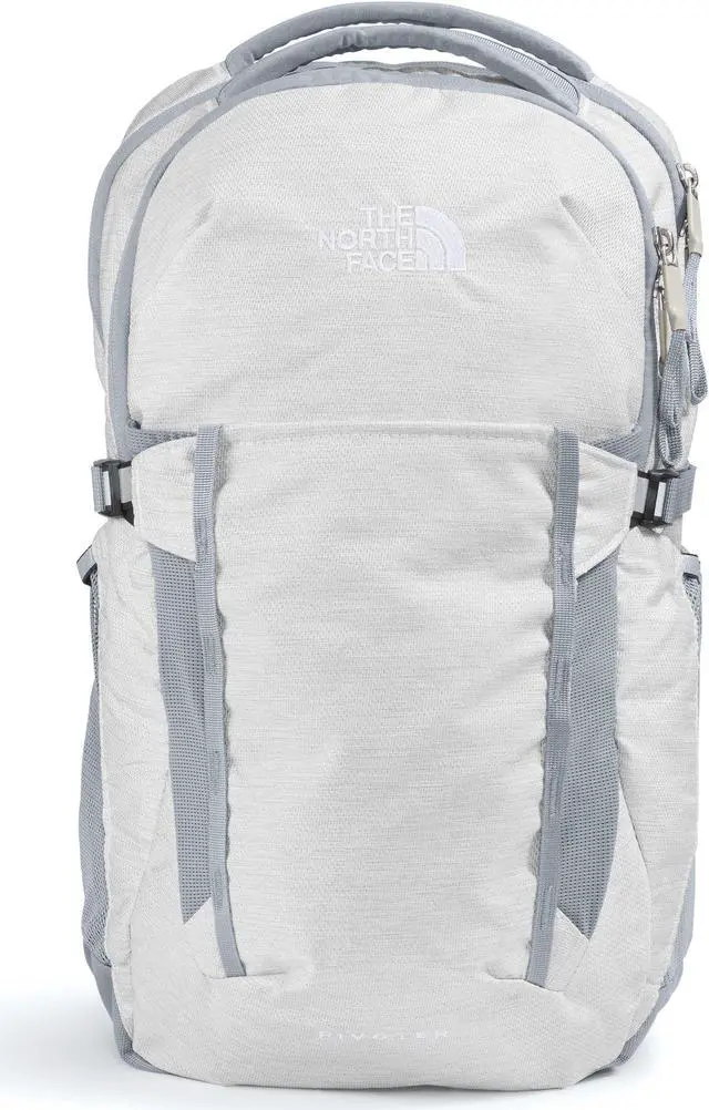 Main image of The North Face Women's Pivoter Everyday Laptop Backpack, TNF White Metallic Mélange/Mid Grey, One Size