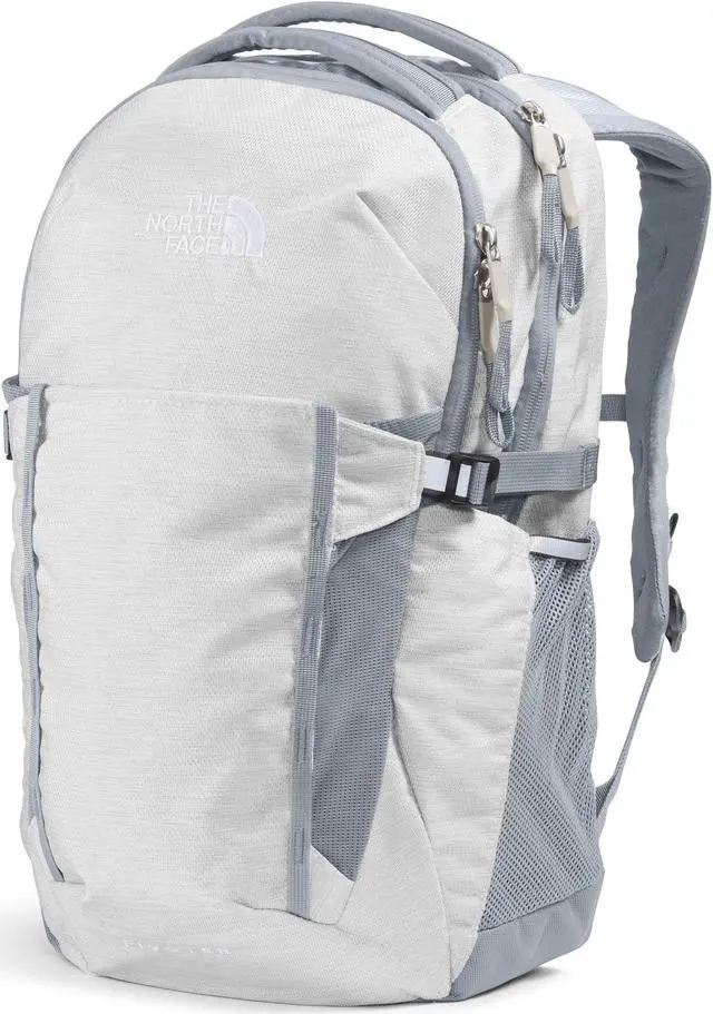 Alt view image 2 of 5 - The North Face Women's Pivoter Everyday Laptop Backpack, TNF White Metallic Mélange/Mid Grey, One Size