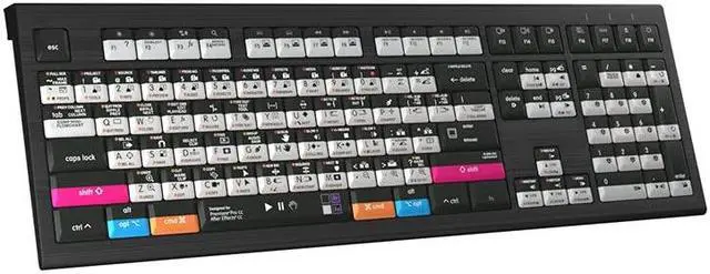 Alt view image 4 of 5 - Logickeyboard Backlit 'Astra2' Filmmaker Keyboard  Combo-Designed for Both Adobe Premiere Pro & After Effects on Mac  p/n LKB-AEPP-A2M-US