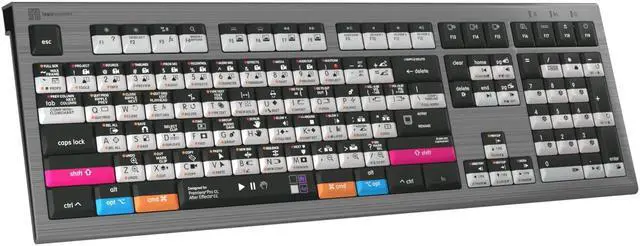 Alt view image 2 of 5 - Logickeyboard Backlit 'Astra2' Filmmaker Keyboard  Combo-Designed for Both Adobe Premiere Pro & After Effects on Mac  p/n LKB-AEPP-A2M-US