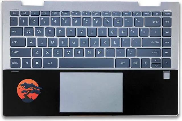 Alt view image 2 of 5 - Laptop Skin Compatible with HP Envy x360 14 (2023) - Meditation - Premium 3M Vinyl Protective Wrap Decal Cover - Easy to Apply | Crafted in The USA by MightySkins