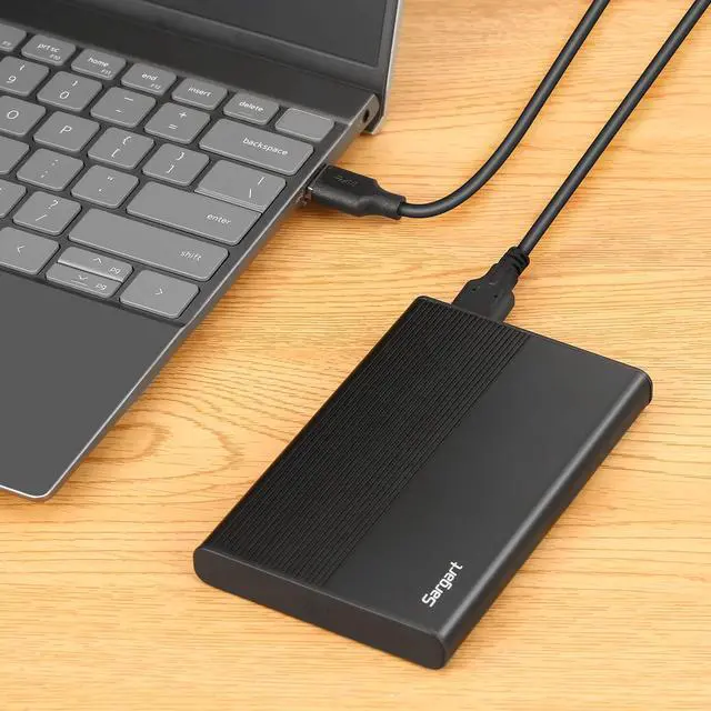 Alt view image 5 of 5 - 750GB Portable External Hard Drive USB3.0 Mobile HDD Storage for PC, Mac, Desktop, Laptop, Mac, Chromebook, Xbox One, Xbox 360, PS4 (Black)
