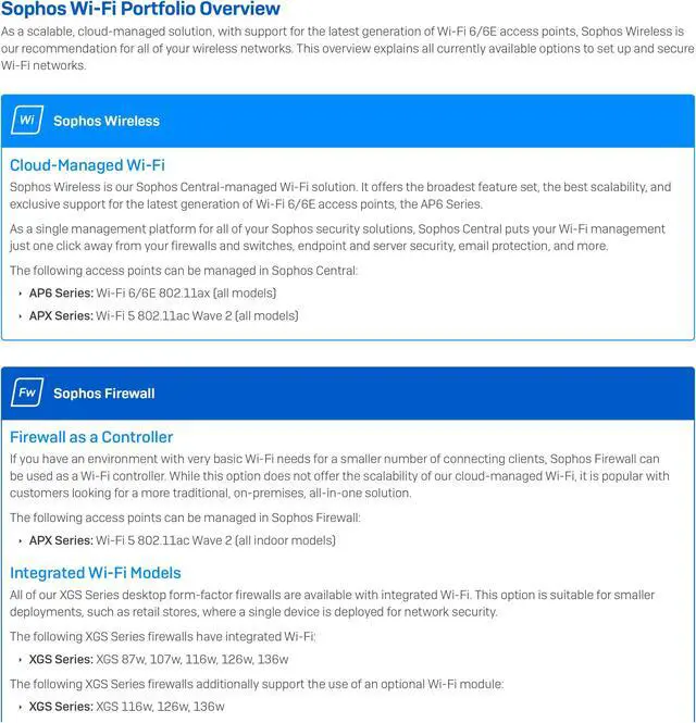 Alt view image 5 of 5 - Sophos AP6 420 Wi-Fi 6 Access Point (US) Plain, No Power Adapter/PoE Injector (AP420U00ZZPCNP)