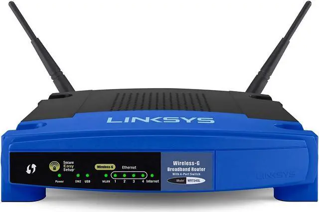 Main image of Linksys Open Source WiFi Wireless-G Broadband Router, Speeds up to (AC1200) 1.2Gbps - WRT54GL
