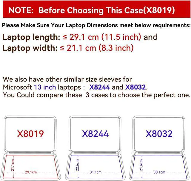 Main image of Smatree Hard EVA Protective Sleeve Compatible for 13 inch Microsoft Surface Laptop Copilot+PC 2025, for Surface Pro 11/10/9/8, for SurfacePro Copilot+PC 2024/SurfacePro 10 for Business Case (X8019)