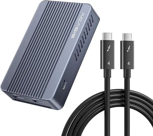 Main image of ACASIS Mac Mini Dock Dual Monitor with 40Gbps M.2 NVMe SSD Enclosure & [Intel Certified Thunderbolt 4 Cable 6.6ft
