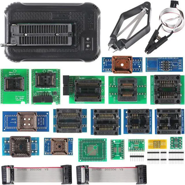 Main image of ACEIRMC T48 (TL866-3G) Programmer Support 34000+ ICS for SPI/Nor/NAND Flash/EMMC BGA/TSOP/SOP/PLCC (T48 Programmer Host+19 Adapter)