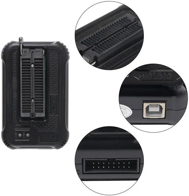 Alt view image 4 of 5 - ACEIRMC T48 (TL866-3G) Programmer Support 34000+ ICS for SPI/Nor/NAND Flash/EMMC BGA/TSOP/SOP/PLCC (T48 Programmer Host+19 Adapter)
