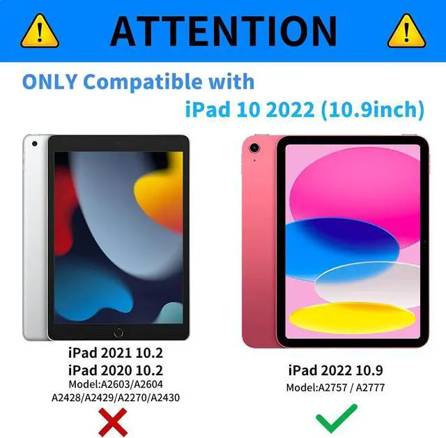 Alt view image 2 of 5 - BPQOJB for iPad 10th Generation Case with Keyboard for iPad Case 10th Generation 10.9 inch 2022 with Detachable Wireless Keyboard & Adjustable Stand Protect Tablet Cover - Flowers and Plants Moon