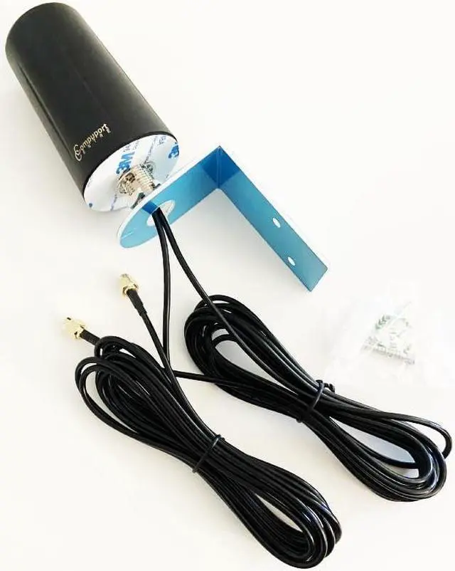 Main image of CompuPort Waterproof 2x3dB gain 5G/LTE Multi-Band MIMO Panorama M2M Antenna Wall Mounting- Frequency Range: 2x600-960/1710-6000MHz -Multi-Band Coverage: Dual 5G LTE, 802.11ac Wi-Fi and GSM