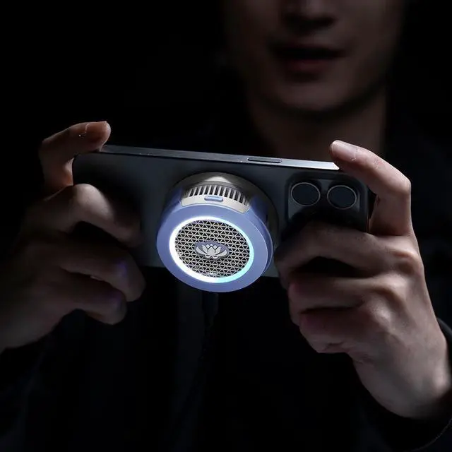 Alt view image 3 of 5 - Genshin Impact Plenilune Gaze Ganyu Mobile Heat Dissipator B7X