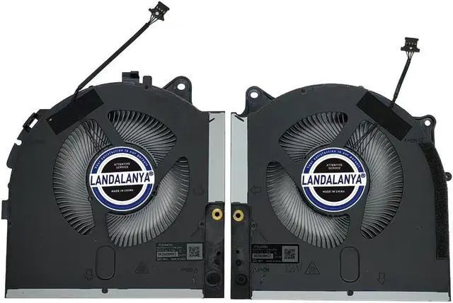 Main image of LANDALANYA Replacement New CPU and GPU Cooling Fan for Dell Alienware M17 R5 2022 Laptop MG75091V1-C080-S9A MG75091V1-C090-S9A DC12V Fan