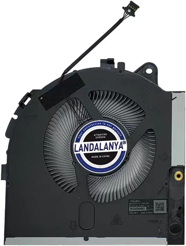 Alt view image 3 of 4 - LANDALANYA Replacement New CPU and GPU Cooling Fan for Dell Alienware M17 R5 2022 Laptop MG75091V1-C080-S9A MG75091V1-C090-S9A DC12V Fan