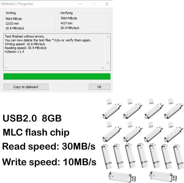 Alt view image 2 of 4 - lcwamy 8GB Thumb Drive 50 Pack Flash Drives 50 Pack USB Drive USB Flash Drive Pack USB Jump Drive USB Flash Drives (8GB 50PCS)