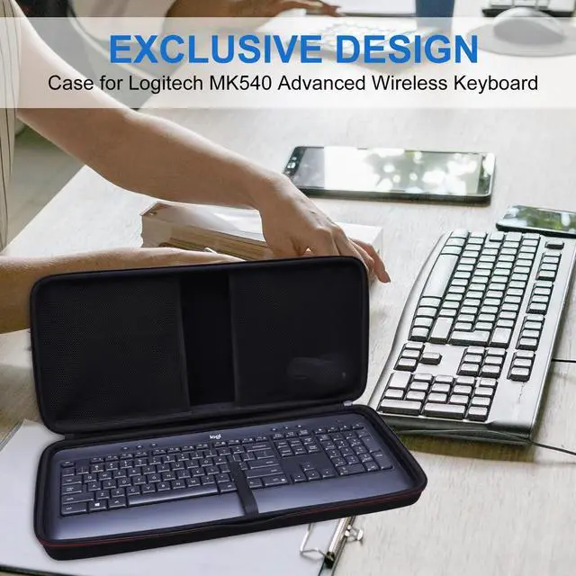 Alt view image 5 of 5 - LTGEM Case Compatible with Logitech MK540 Advanced Wireless Keyboard and Mouse Combo(Inside: 18.3"x8.1"x1.3"), Case Only