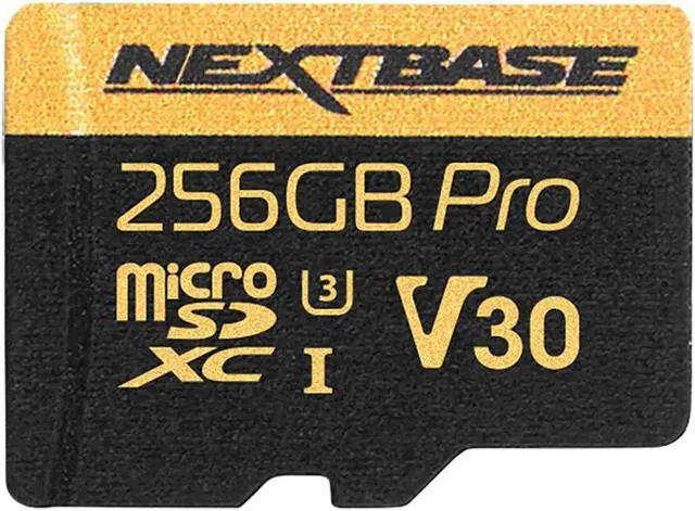 Main image of Nextbase 256GB U3 Micro SD Card with Adapter for File Transfer - Compatible with NextBase 522GW and 622GW Dashcams - Full HD, 1440p and 4K Recording