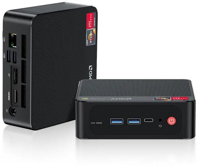 Main image of Beelink Mini PC, AMD Ryzen 7 5825U(8C/16T, Up to 4.5GHz), 16GB DDR4 RAM 500GB NVMe SSD, SER5 Pro Mini Computer Support 4K@60Hz Triple Display/WiFi6/BT5.2/DP+HDMI/USB3.2/Type-C