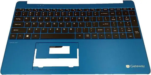 Alt view image 2 of 5 - New for Gateway 15 GWTN156 15.6" GWTN156-1 GWTN156-1BK GWTN156-4 GWTN156-5 GWTN156-5BL GWTN156-7 GWTN156-9 GWTN156-12 12GR N15CS9 Palmrest Upper Cover Keyboard Bezel C Shell Blue (BF15) MB3661028
