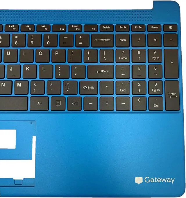 Alt view image 4 of 5 - New for Gateway 15 GWTN156 15.6" GWTN156-1 GWTN156-1BK GWTN156-4 GWTN156-5 GWTN156-5BL GWTN156-7 GWTN156-9 GWTN156-12 12GR N15CS9 Palmrest Upper Cover Keyboard Bezel C Shell Blue (BF15) MB3661028