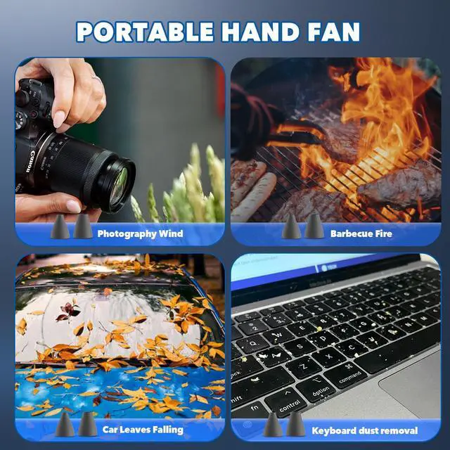 Alt view image 5 of 5 - Mini Compressed Air Duster,100000RPM Cordless Jet Dryer Blower,Cleaning Keyboard&PC,Portable Outdoor Jet Fan for Car Dry,Air Bed,Hair Dry,Camera Lens