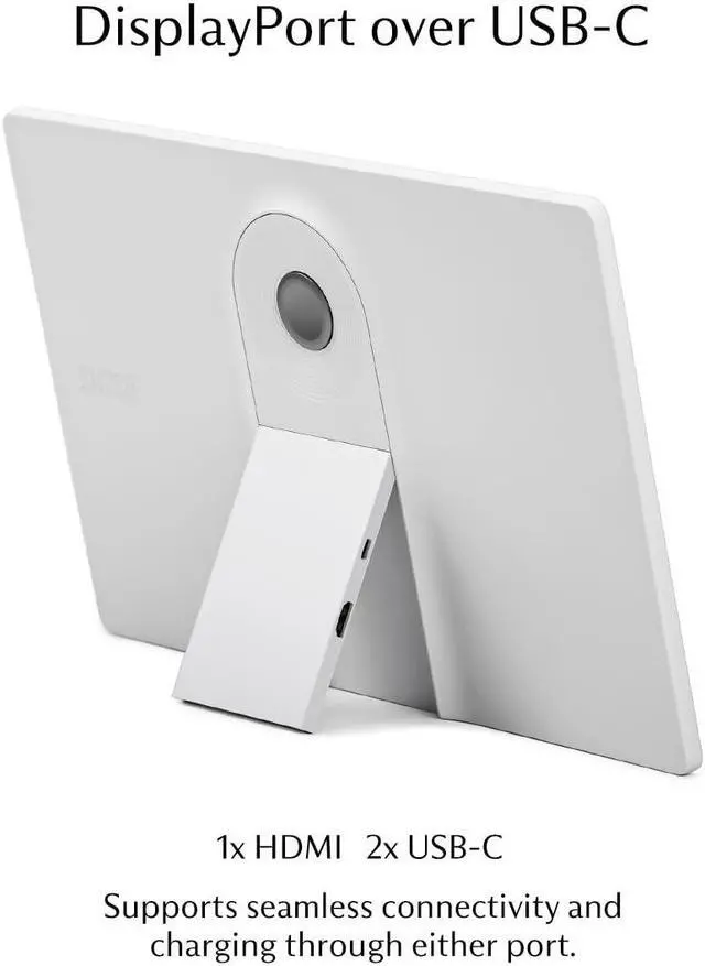 Alt view image 2 of 5 - SOTSU SleekView 15.6" Premium Portable Monitor SSVPM15CW | Multiple Color Options | Compatible with PC, Chrome, Mac, Gaming, and Travel