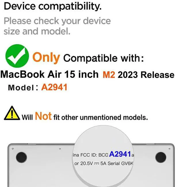 Alt view image 2 of 4 - Teazgopx Bling Rhinestone Case for MacBook Air 15 inch 2025 2024 2023 Release M4 A3241/M3 A3114/M2 A2941 Chip with Liquid Retina Display Touch ID,Glitter Sparkle Diamond Fashion Luxury Shiny Shell